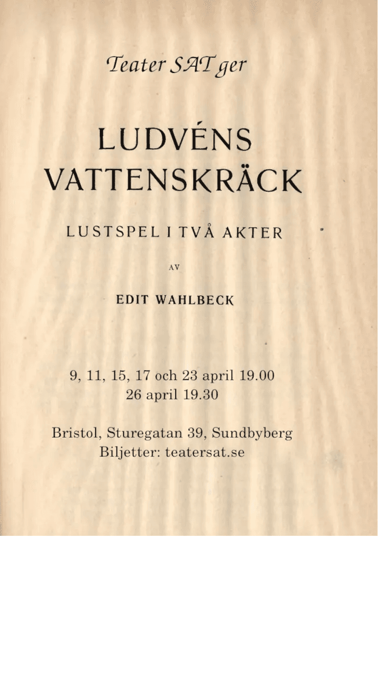Ludvens vattenskräck